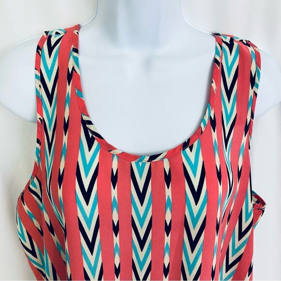 Charming Charlie Sleeveless Blouse Size Large - Picture 2 of 9